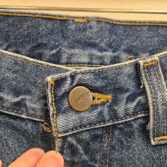 Carhartt Mens 36 Blue Denim Flannel Lined Relaxed Fit Jeans 8172 Made In USA - Picture 6 of 16